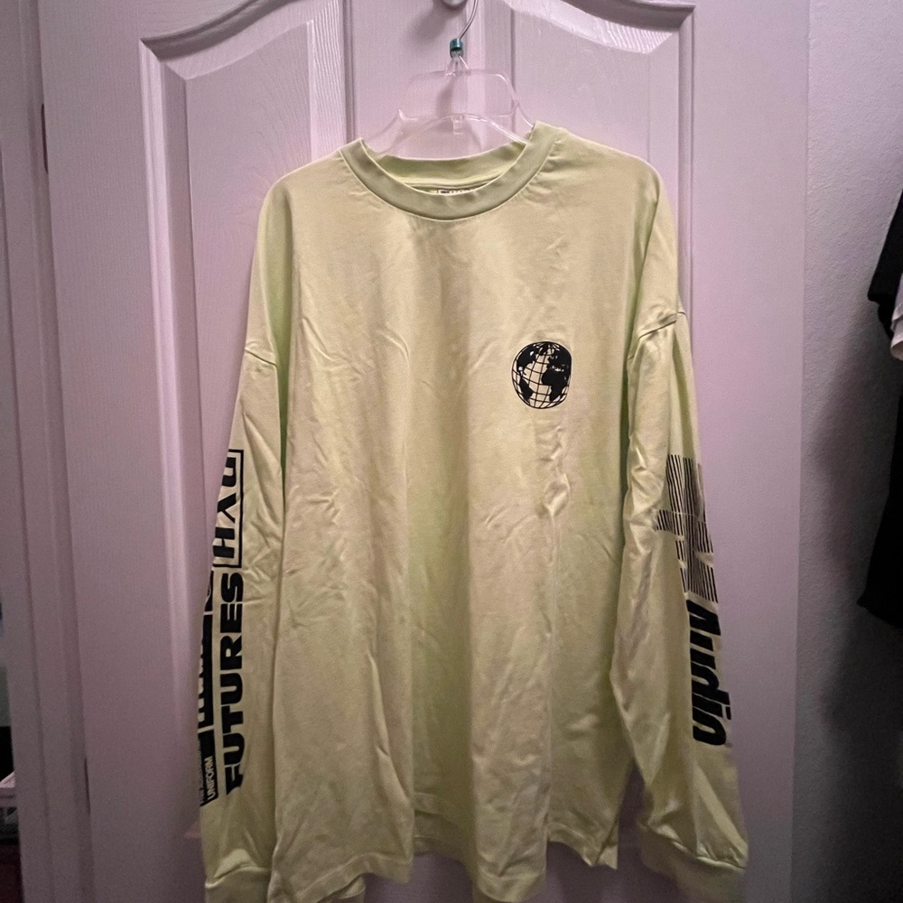 ASOS Men's Light Green Long Sleeve Shirt